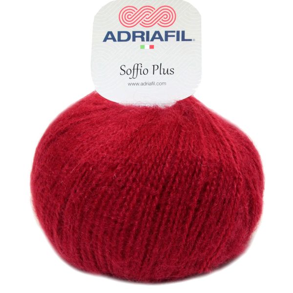 Adriafil Soffio Plus premium Italian mohair yarn skein color 58, soft fluffy yarn for lightweight warm garments
