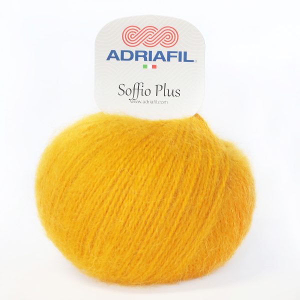 Adriafil Soffio Plus premium Italian mohair yarn SKEIN COLOR 69, soft fluffy yarn for lightweight warm garments