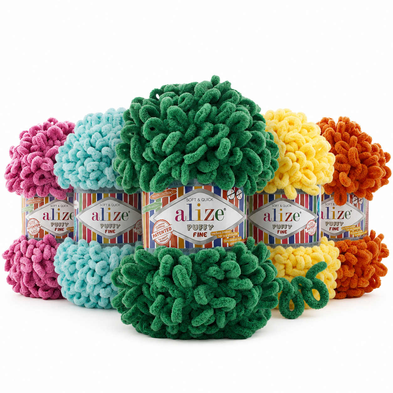ALIZE YARN PUFFY FINE ALIZE PUFFY FINE - Image 1