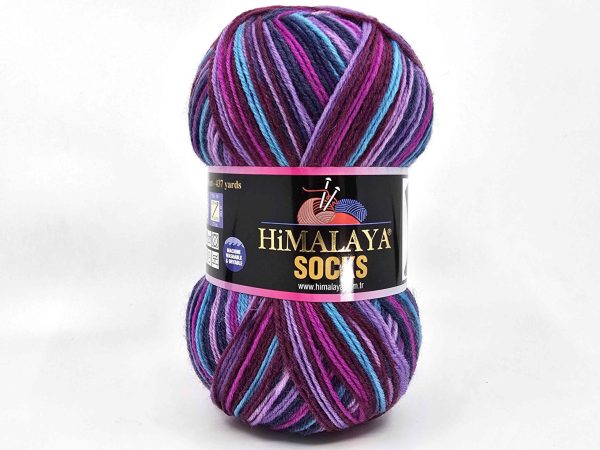 Himalaya Socks sock yarn in color code 140-02, merino wool and nylon blend