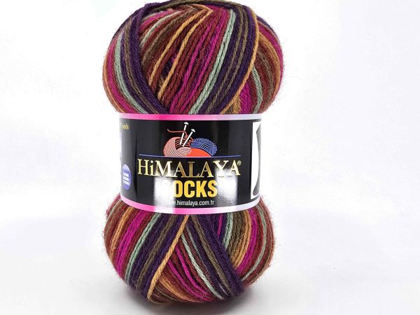Himalaya Socks sock yarn in color code 140-04, merino wool and nylon blend