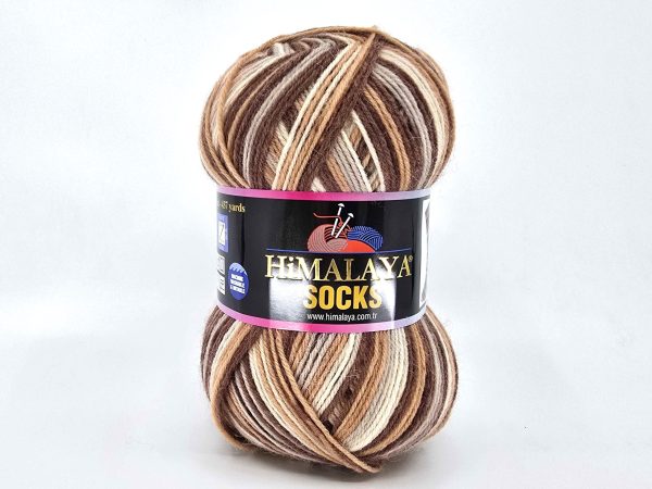 Himalaya Socks sock yarn in color code 150-02, merino wool and nylon blend