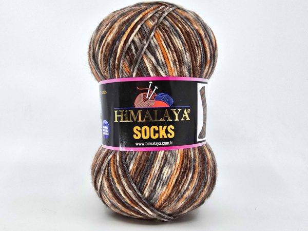 Himalaya Socks sock yarn in color code 160-03, merino wool and nylon blend