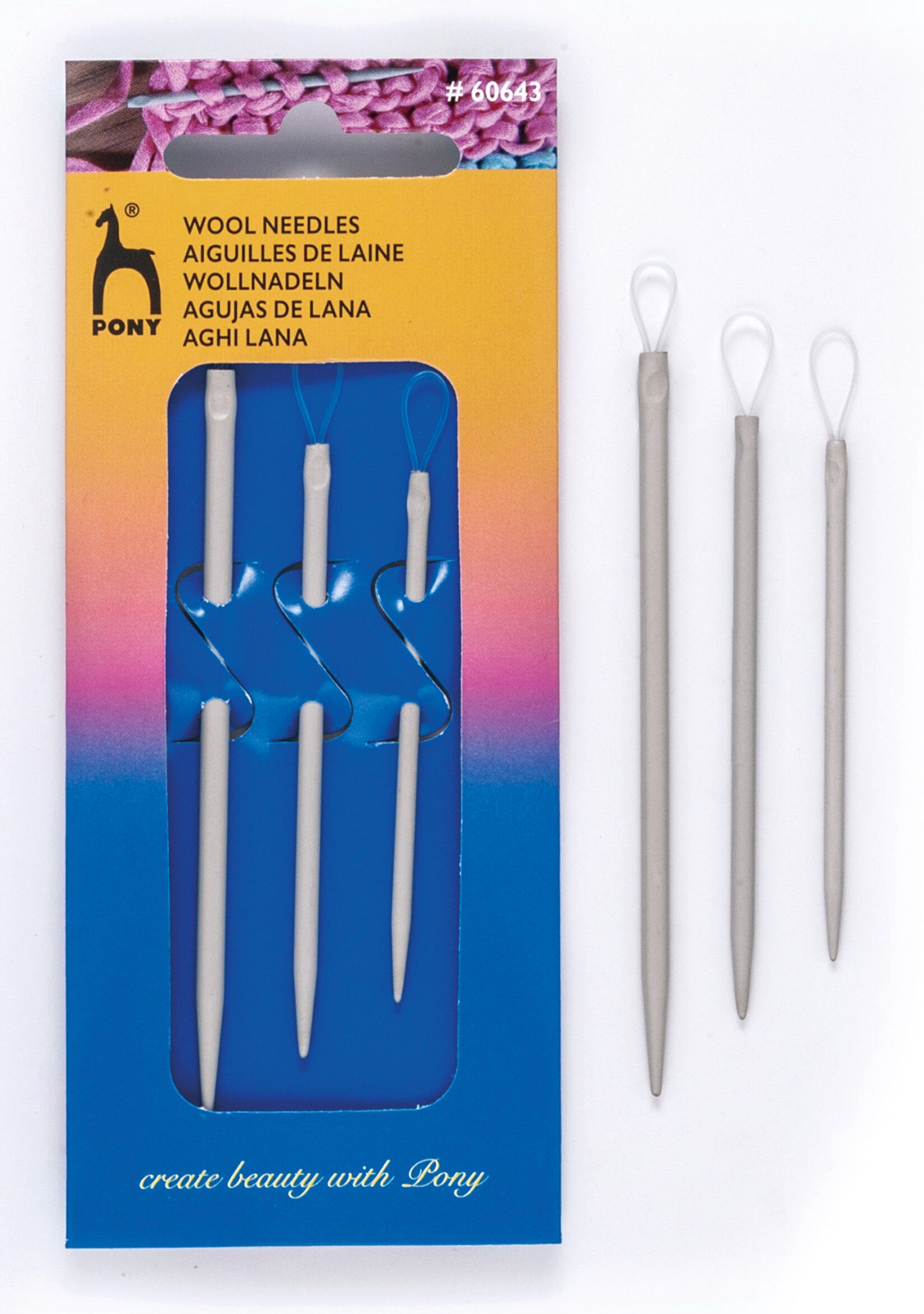 60643 wool needles PONY VILNAS ADATAS 60643 - Image 1