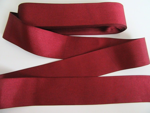 158 bordo GROSGRAIN RIBBON 4CM - Image 1