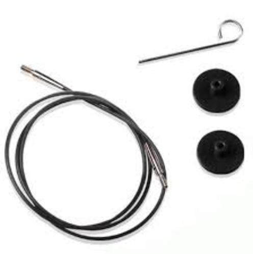 SINGLE BLACK CABLE FIXED NYLON CABLES BLACK - Image 1