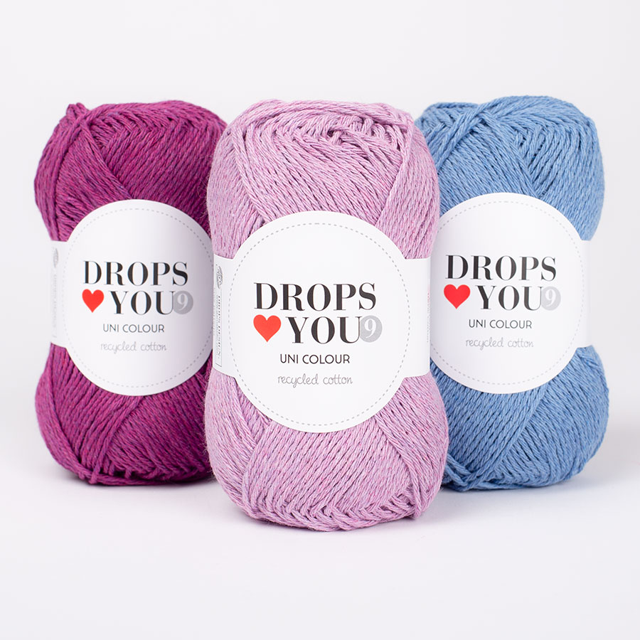 drops-loves-you-92 DROPS Love You 9 cotton yarn recycled denim cotton yarn ball