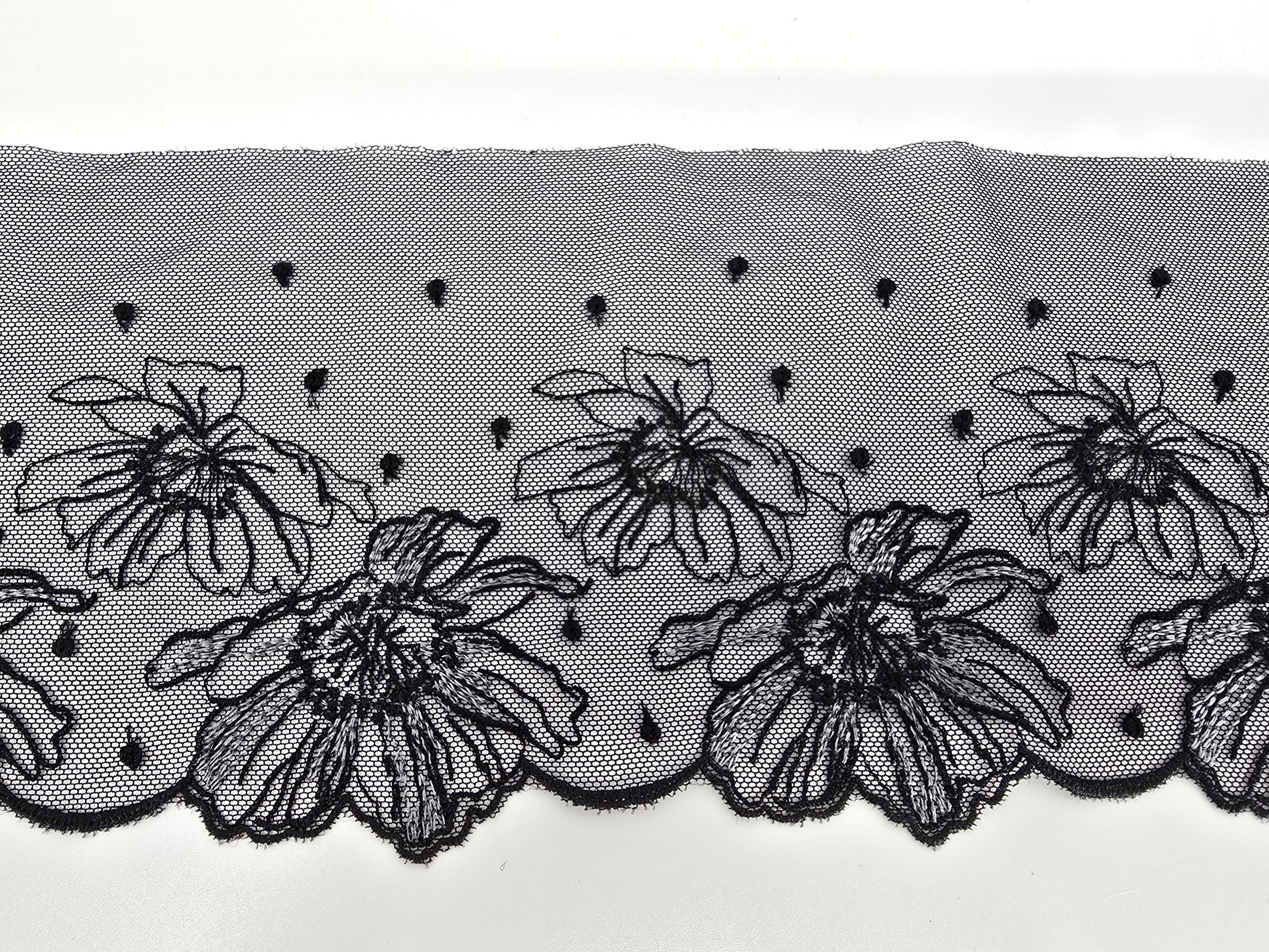 084 1 TULLE LACE 12CM 084 - Image 1