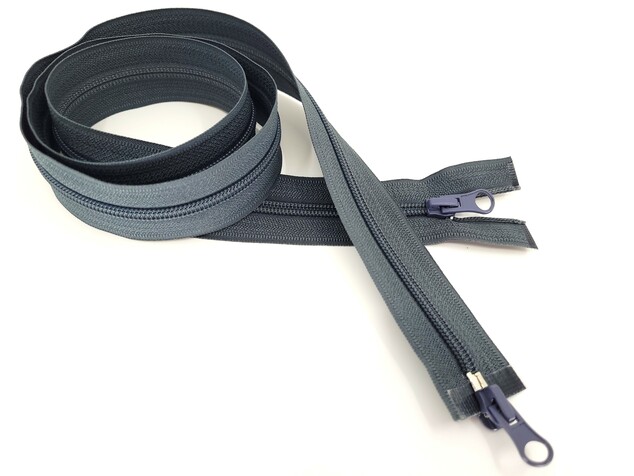 100 2v tumsi peleks ZIPPERS WITH 2 SLIDERS 100CM - Image 1