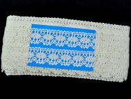 BLEACHED LINEN LACE 22MM 75294 - Image 3