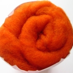 FELTING WOOL ORANGE