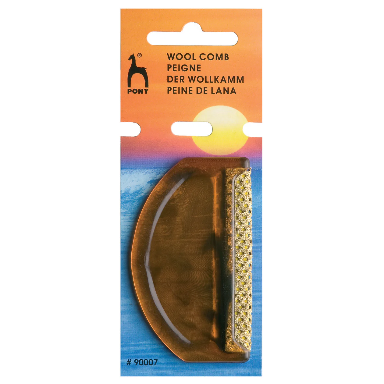 90007 PONY WOOL COMB #90007 - Image 1