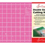SEW EASY CUTTING MAT PINK/BLUE 46CM x 30CM