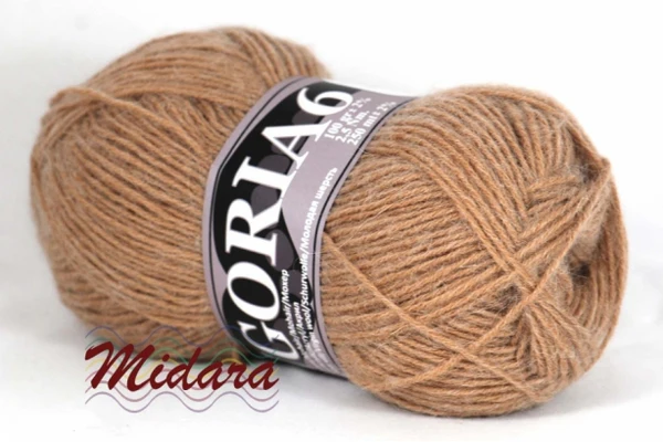 Midara Angoria 6 soft brushed yarn color 853, mohair-effect lightweight yarn perfect for sweaters, shawls, and delicate knitwear.