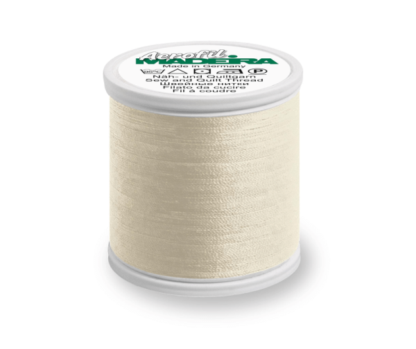 Madeira Aerofil Extra Strong sewing thread cream 300m spool, heavy-duty thread for jeans, leather and canvas
