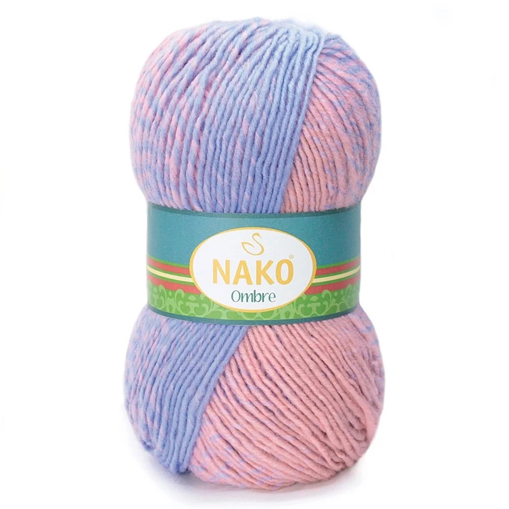 nako-ombre-gradient-yarn-color-20383.jpg Nako Ombre gradient wool acrylic yarn 100g 190m knitting yarn