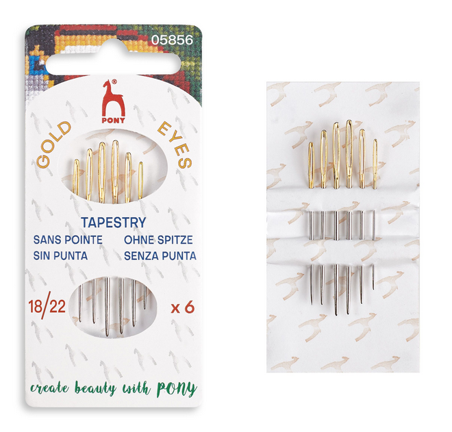 pony-tapestry-needles-5856-gold.jpg Pony tapestry needles set size 18 22 embroidery and cross stitch needles, gold eye