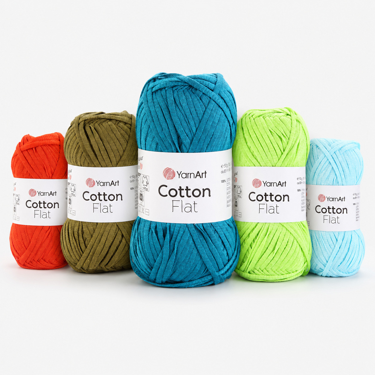YARNART COTTON FLAT 2 YARNART COTTON FLAT - Image 1