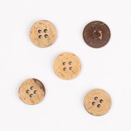 DROPS COCONUT BUTTON 15MM 516