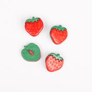 DROPS BUTTON STRAWBERRY 16MM 552 - Image 2